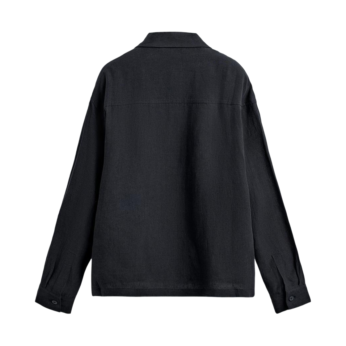 자라 100% 린넨 플리츠 포켓 릴렉스핏 셔츠 네이비(Zara 100% Linen Pleated Pocket Relaxed Fit Shirt Navy) - 2
