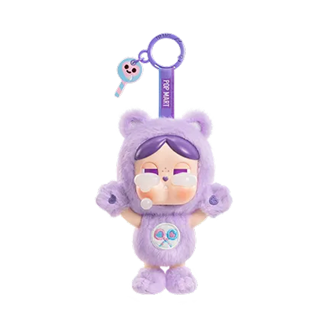 - Pop Mart Crybaby x Care Bears Series Vinyl Plush Pendant Share Bear (Opened Case)