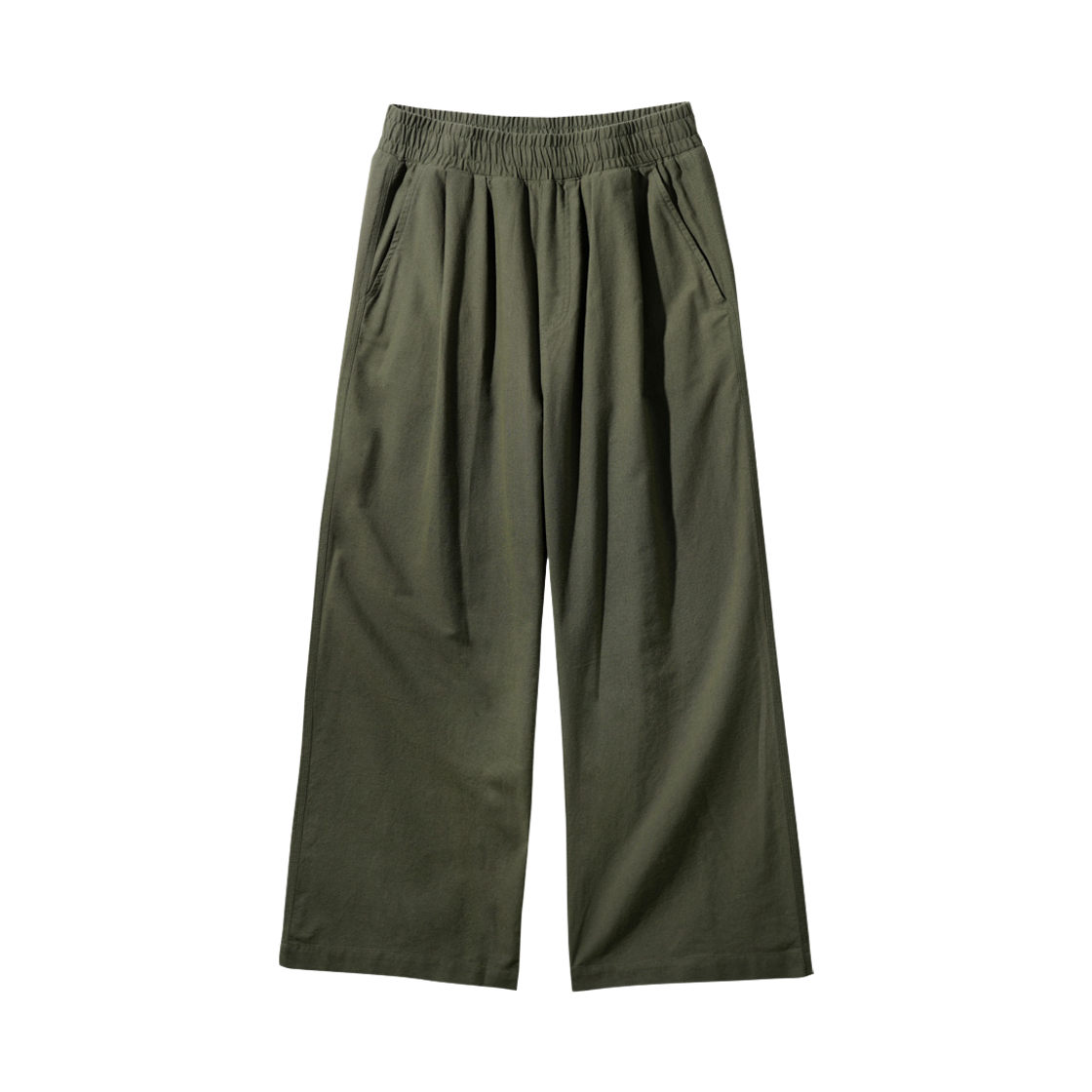 퍼스텝 쿨믹스 린넨 라이크 플레어핏 롱팬츠 카키 KHLP4703(PERSTEP Coolmix Linen Like Flare Fit Long Pants Khaki KHLP4703)