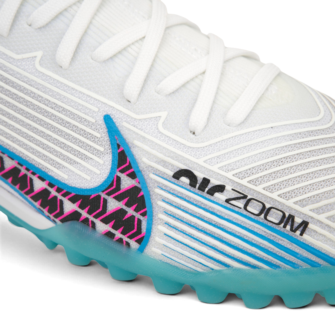 나이키 줌 머큐리얼 베이퍼 15 프로 TF 화이트 발틱 블루(Nike Zoom Mercurial Vapor 15 Pro TF White Baltic Blue) - 7