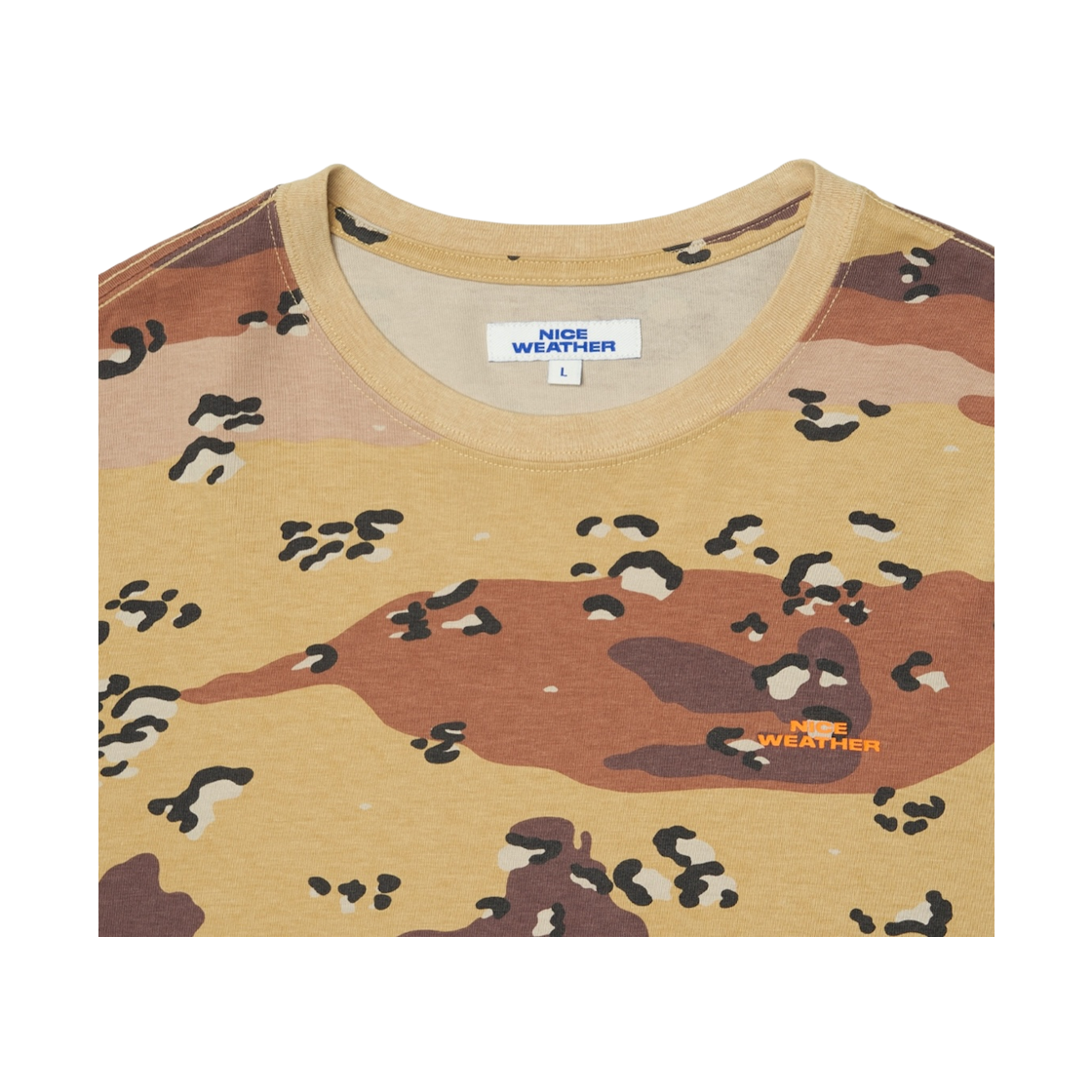 나이스웨더 어패럴 OG 로고 티셔츠 데저트 카모(Nice Weather Apparel OG Logo T-Shirt Desert Camo) - 3