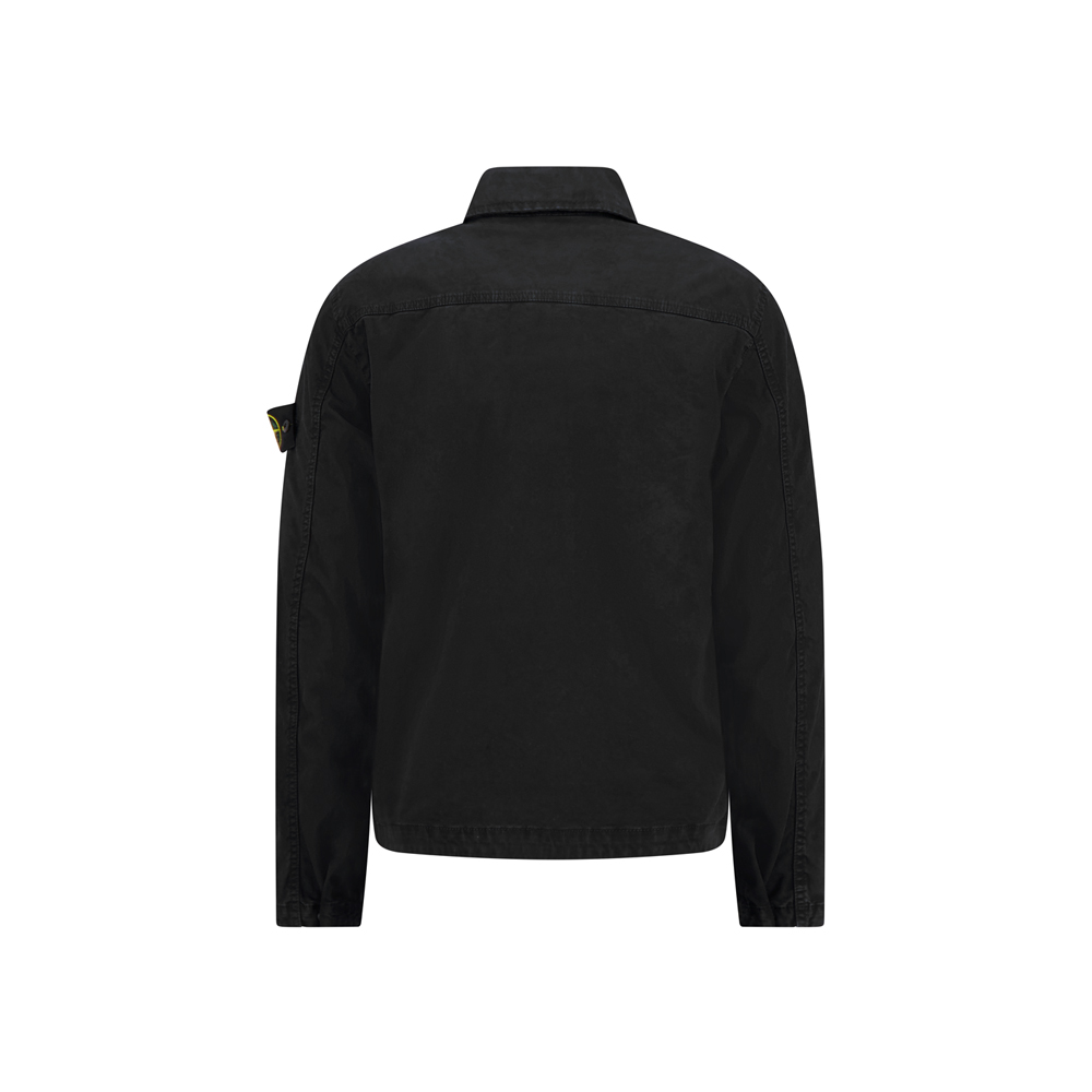 [20% 쿠폰] 스톤 아일랜드 패치 오버 셔츠자켓 블랙 - 26SS([20% 쿠폰] Stone Island Patch Over Shirt Jacket Black - 26SS) - 4