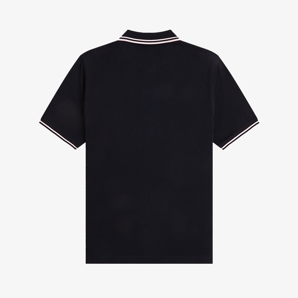 프레드페리 우먼즈 G3600 트윈 팁 프레드페리 셔츠 네이비/아이스핑크(Fred Perry Womens G3600 Twin Tipped Fred Perry Shirt NVY/Icdpnk) - 5