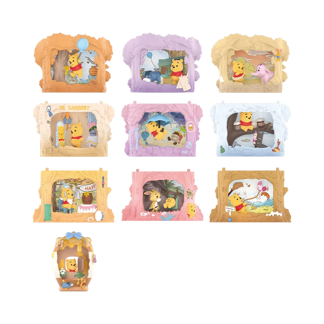 팝마트 디즈니 위니 더 푸 레츠 파티! 시리즈 미개봉 랜덤박스 (12개입)(Pop Mart Disney Winnie the Pooh Let's Party! Series Figures Sealed Case (12 Blind Boxes)) - 2