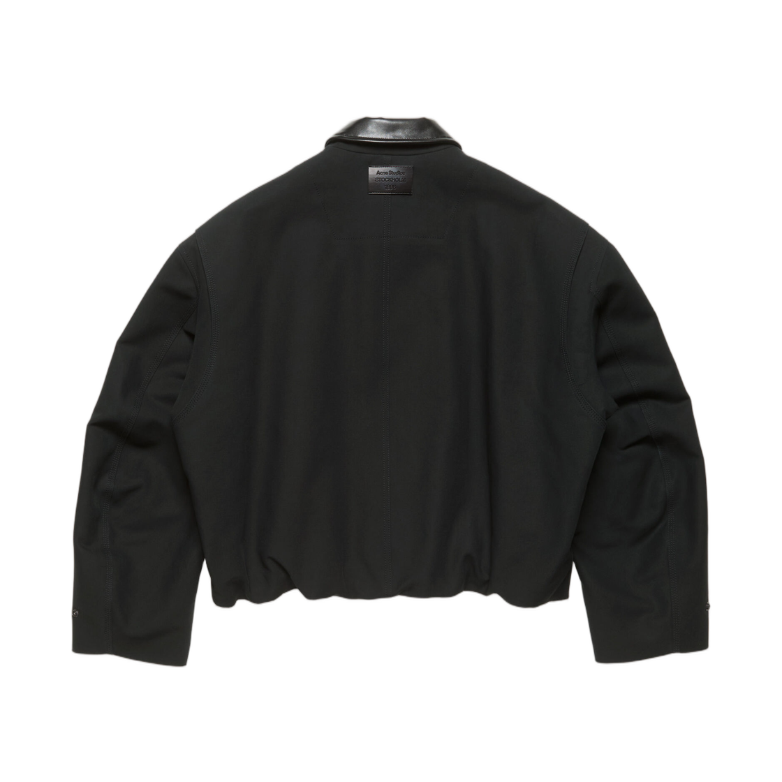 아크네 스튜디오 봄버 레더 칼라 블랙(Acne Studios Bomber with Leather Collar Black) - 2