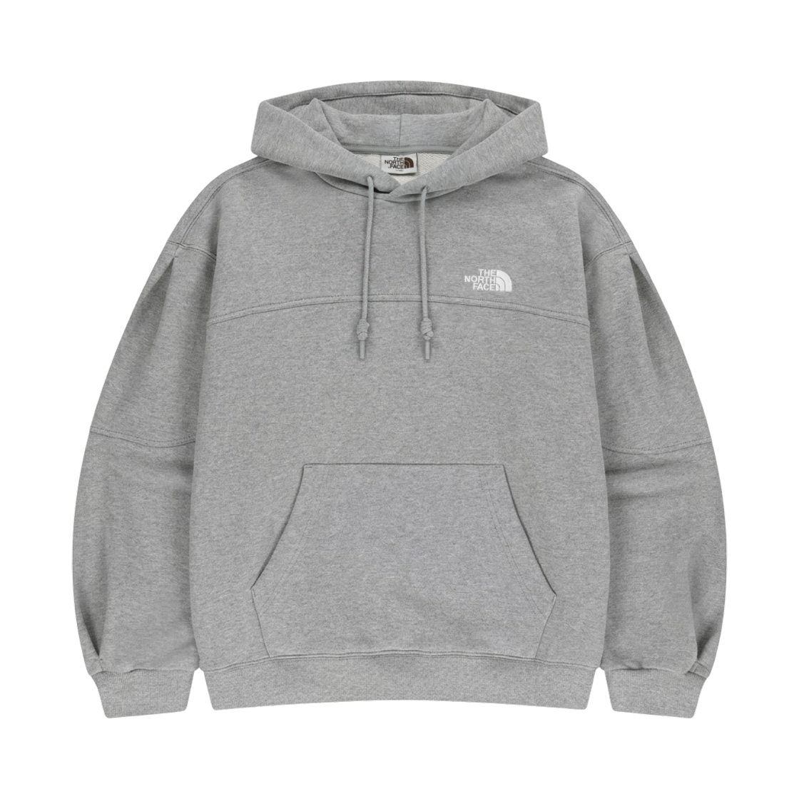 NM5PS54K The North Face White Label Edgeline Hood Pullover Melange Grey