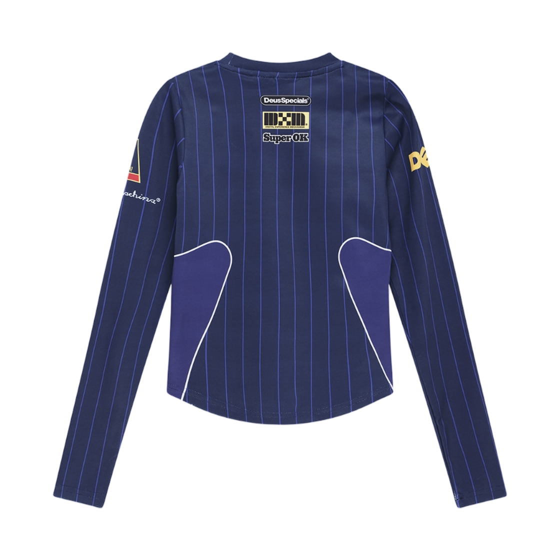 (W) 데우스 엑스 마키나 롤 바 모토 탑 네이비((W) Deus Ex Machina Roll Bar Moto Top Navy) - 2
