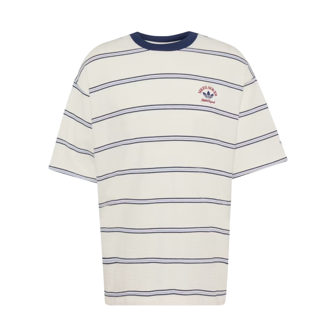 KW8247 Adidas Originals Resort S T-Shirt Off White Night Indigo - KR Sizing