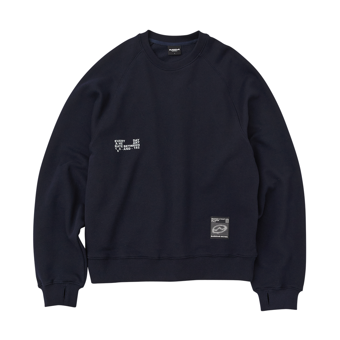 엠아이엠 오일 드롭렛 스웨트셔츠_네이비(MIM Oil Droplet Sweatshirt_Navy) - 1