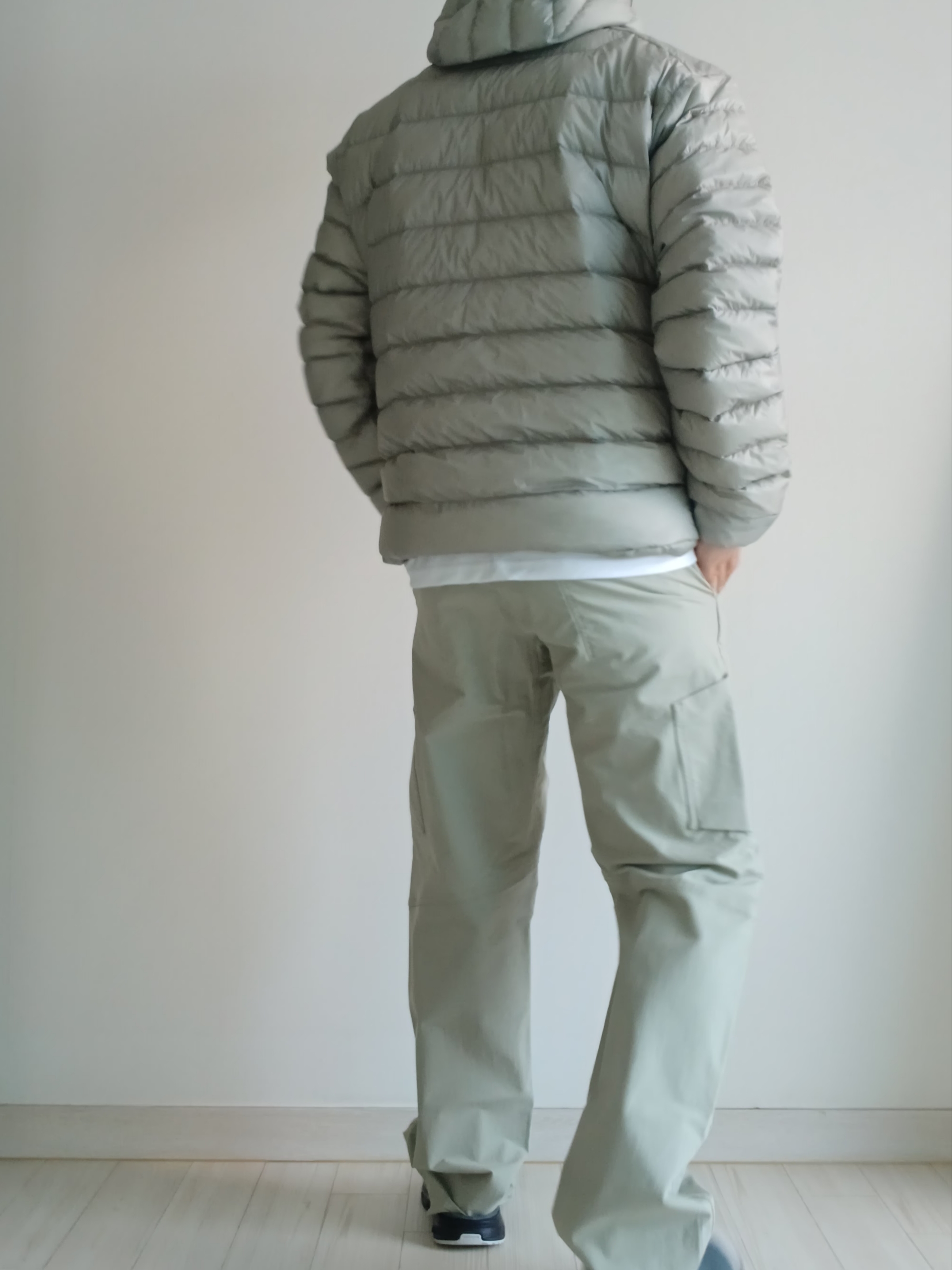 Arc'teryx Cronin Cotton Pants Habitat, Arc'teryx Cerium Hoody Headwaters 착용 스타일 - 10