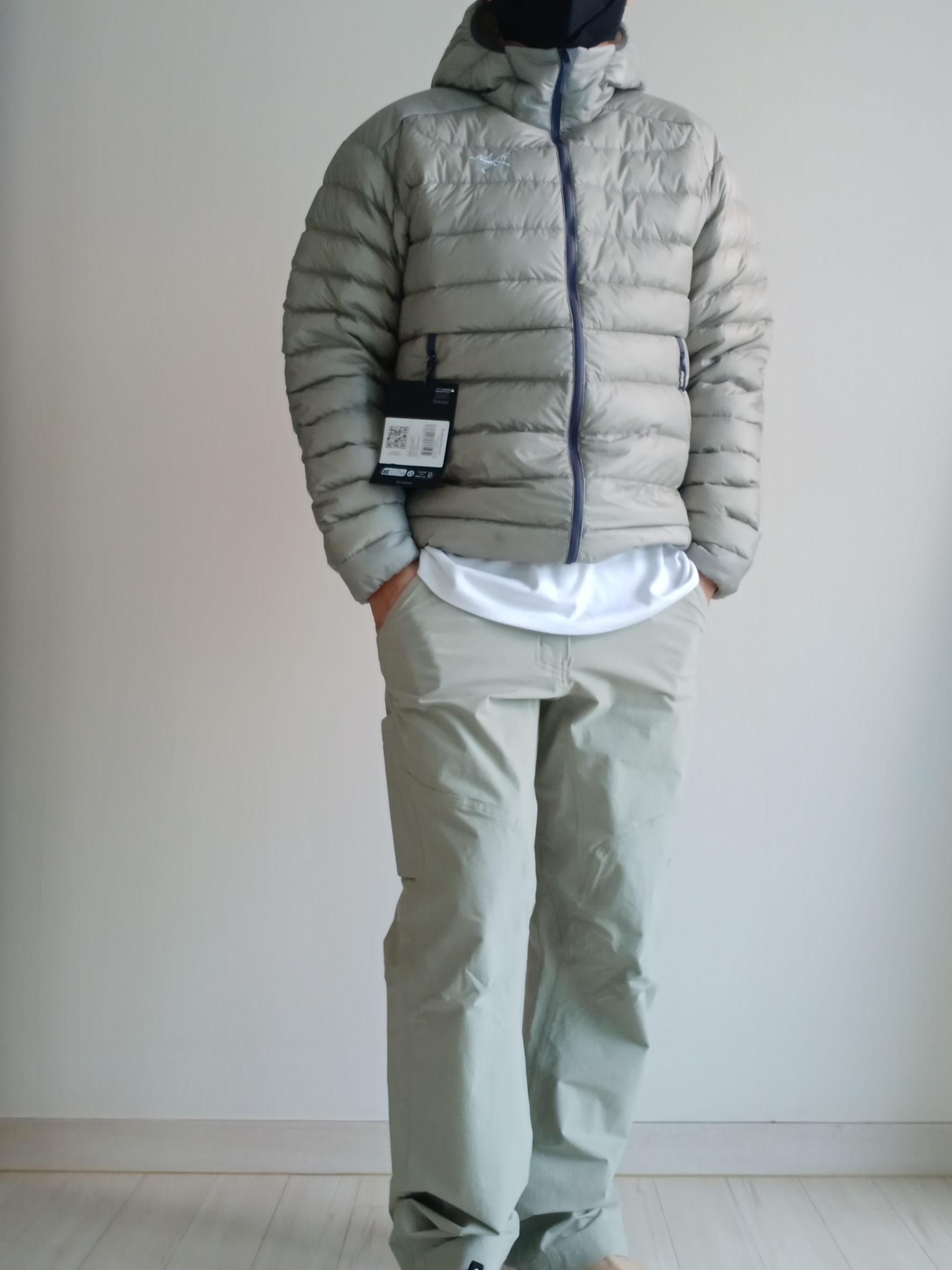 Arc'teryx Cronin Cotton Pants Habitat, Arc'teryx Cerium Hoody Headwaters 착용 스타일 - 3
