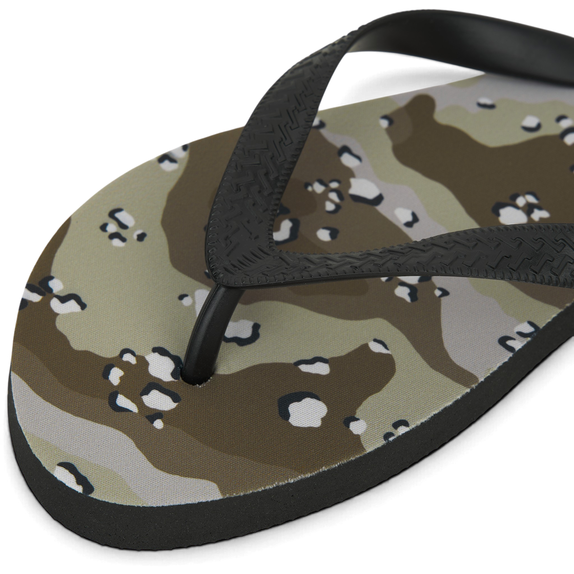 캐피탈 초콜릿 칩 카모 플립 플랍 베이지(Kapital Chocolate Chip Camo Flip Flops Beige) - 7