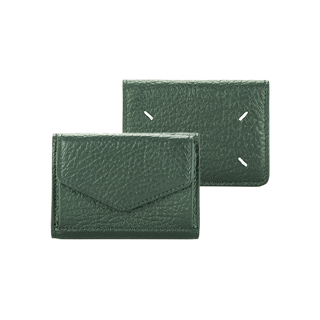 S36UI0416 P4455 T7162 [25% 쿠폰] Maison Margiela Four Stitches Pocket Wallet Forest
