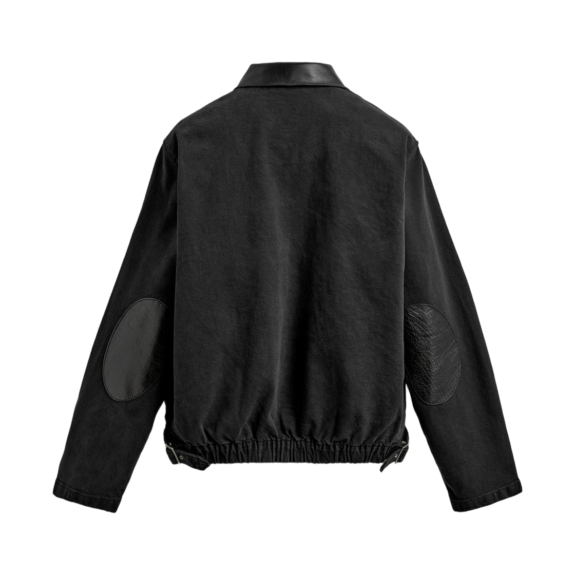 자라 콘트라스트 칼라 데님 자켓 블랙(Zara Denim Jacket with Contrast Collar Black) - 2