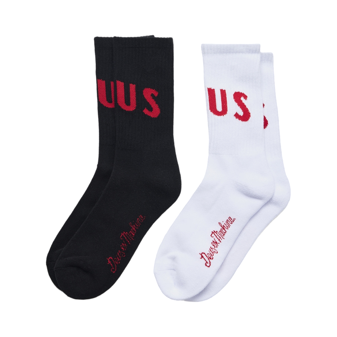 - Deus Ex Machina Ranger Socks Twin Pack White Black