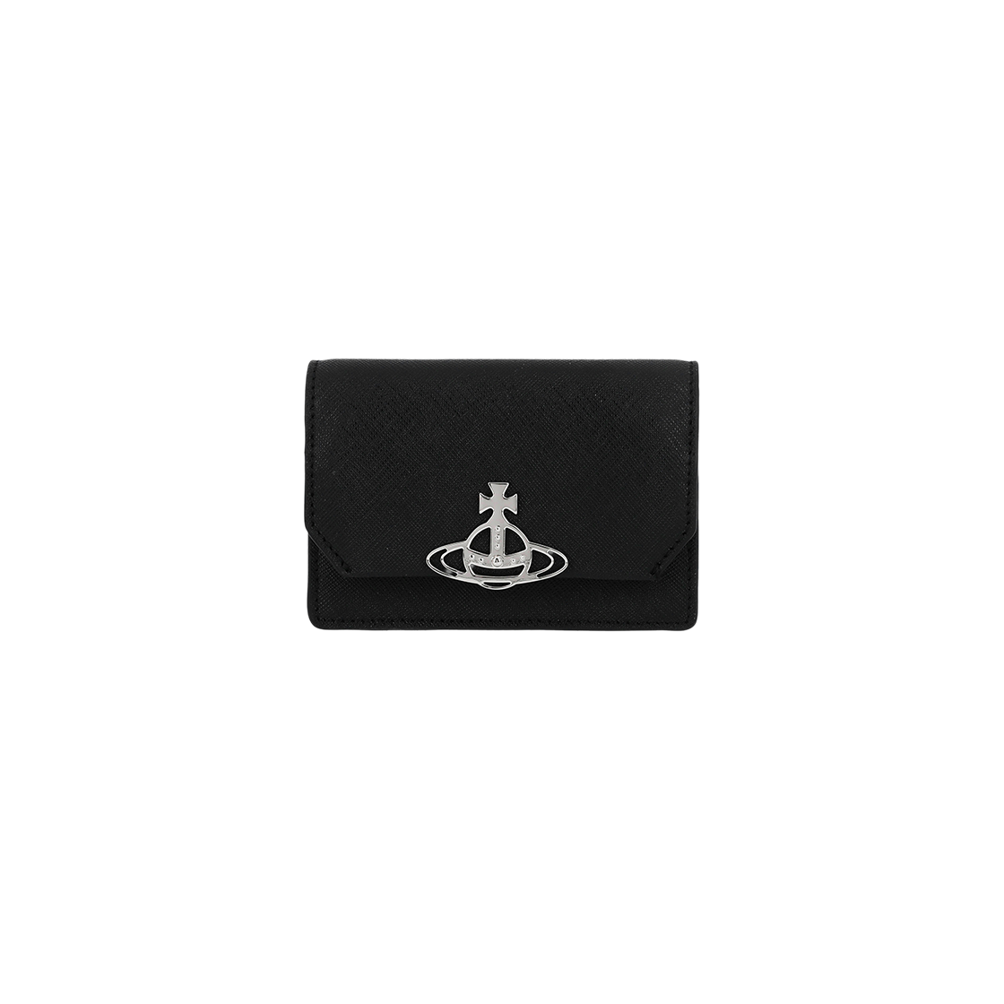 5115002OW L001N N401 [25% 쿠폰] Vivienne Westwood Saffiano Cow Leather Card Holder Black