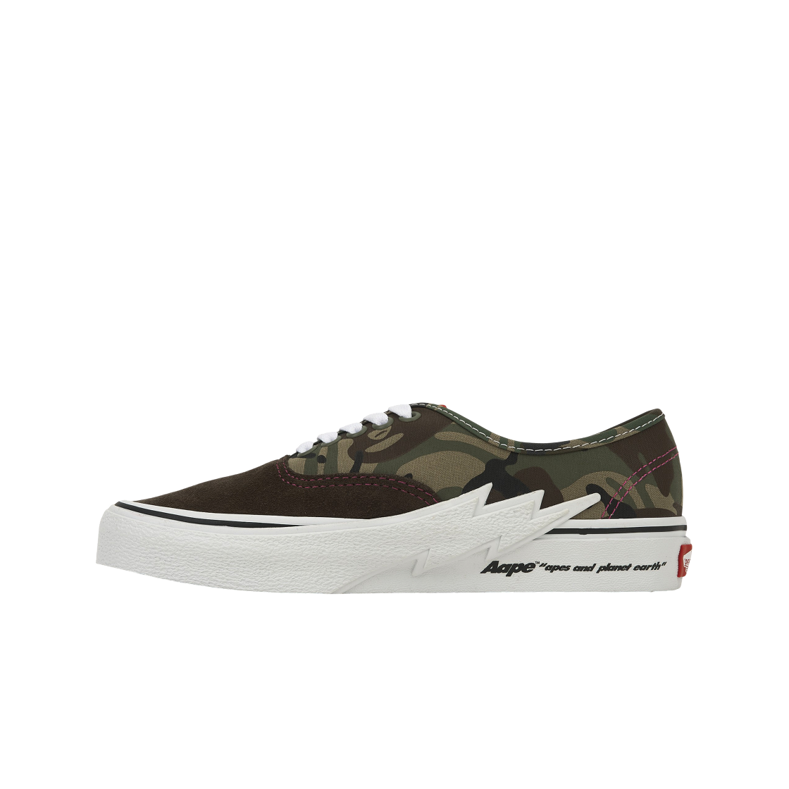 반스 x 에이프 어센틱 볼트 카키(Vans x AAPE Authentic Bolt Khaki) - 3