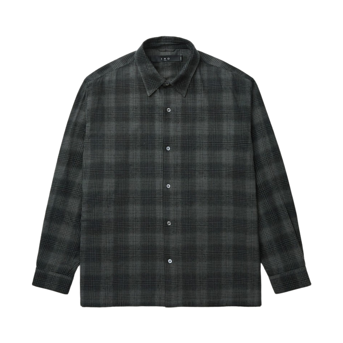 이로 트람 블리치 체크 셔츠 블랙(Iro Trame Bleached Check Shirt Black) - 2