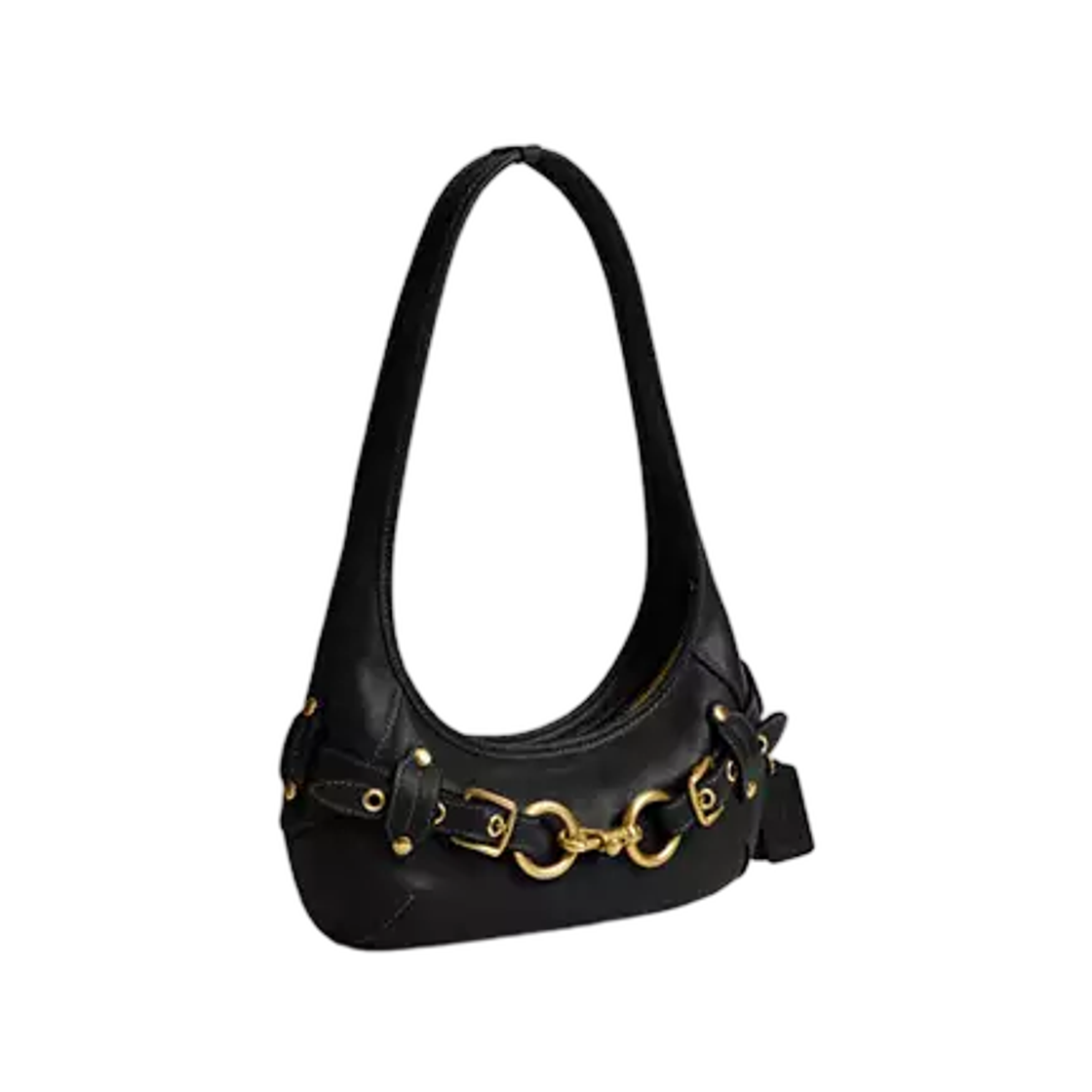 코치 벨티드 에르고 숄더백 26 브래스 블랙(Coach Belted Ergo Shoulder Bag 26 Brass Black) - 2