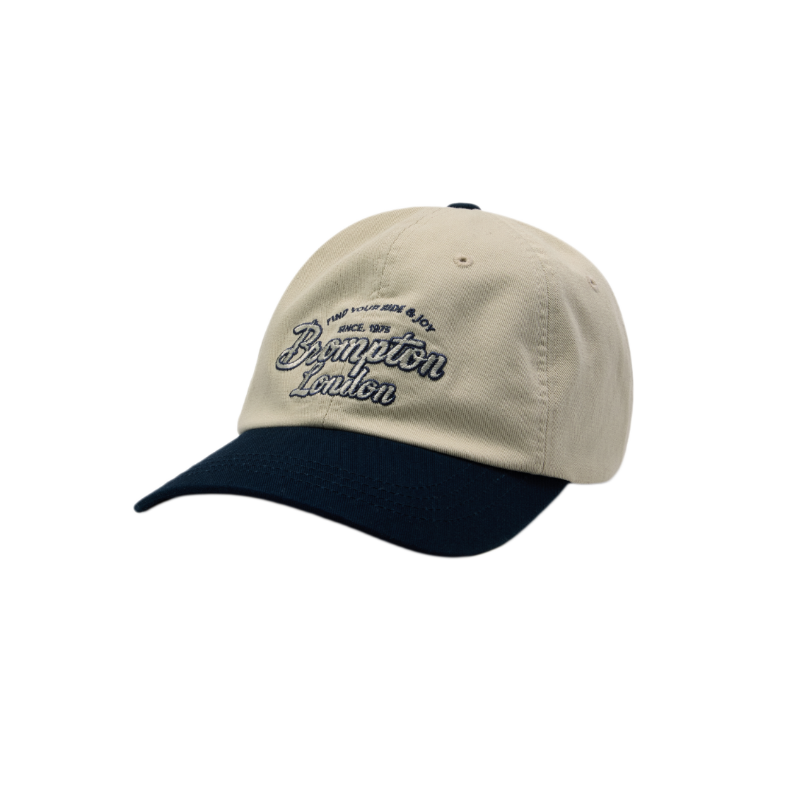 브롬톤 런던 레터링 포인트 커브캡 네이비(BROMPTON LONDON Lettering Point Curve Cap Navy) - 3