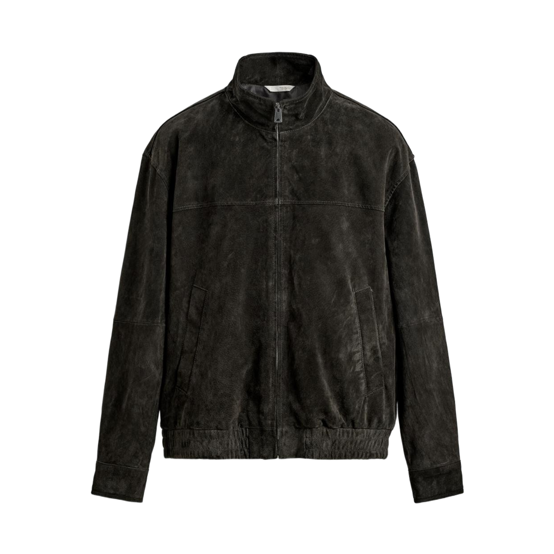 자라 스웨이드 레더 자켓 다크 보틀 그린(Zara Suede Leather Jacket Dark Bottle Green) - 1