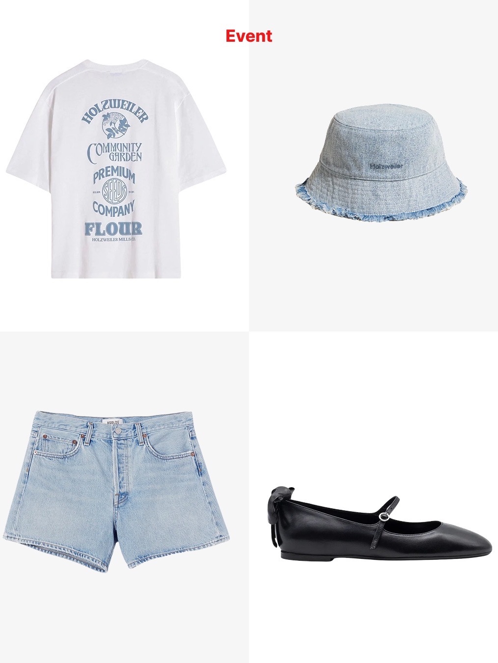 The Garment Women Kirsten Short Dress Bone, Holzweiler Ranger Logos Tee White 착용 스타일 - 3