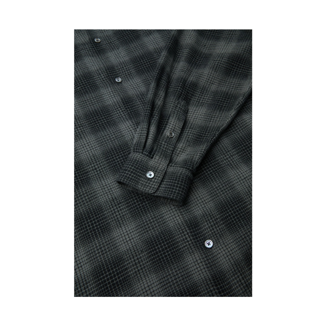 이로 트람 블리치 체크 셔츠 블랙(Iro Trame Bleached Check Shirt Black) - 6