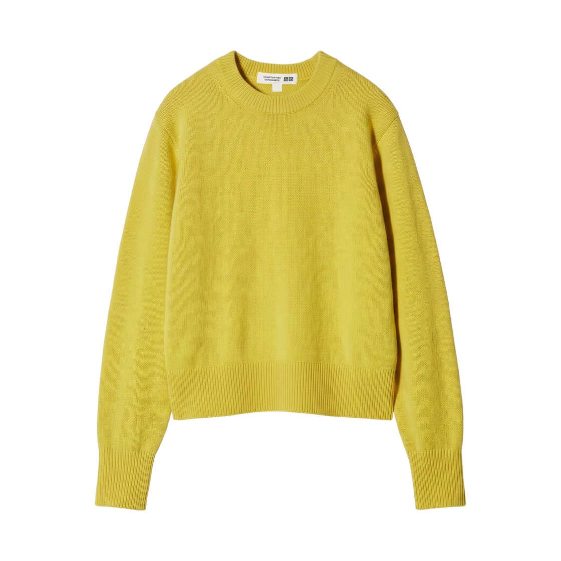 488209-46 (W) Uniqlo x Comptoir des Cotonniers Lambswool Crew Neck Sweater Yellow