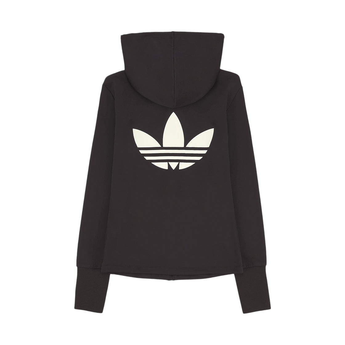 (W) 아디다스 오리지널스 후디드 트레포일 지퍼 자켓 오로라 커피 - US 사이즈((W) Adidas Originals Hooded Trefoil Zipper Jacket Aurora Coffee - US Sizing) - 2