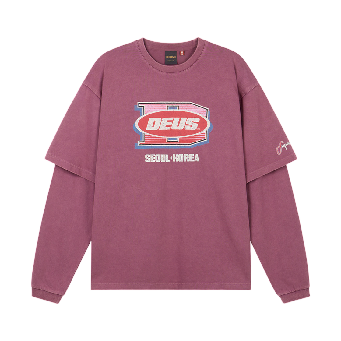 - Deus Ex Machina Layered L/S T-Shirt Violet