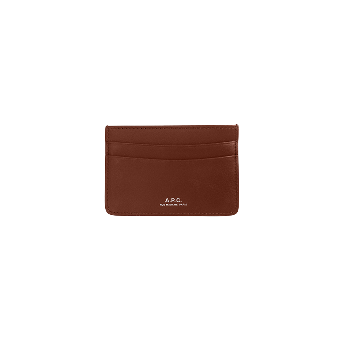PXAWV H63028 CAD NOISETTE [15% 쿠폰] A.P.C. Andre Card Holder Nut Brown
