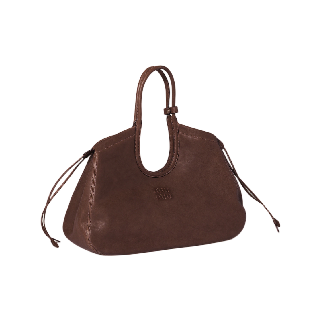 미우 미우 아이비 나파 레더 쇼핑백 브라이어우드(Miu Miu Ivy Nappa Leather Shopping Bag Briarwood) - 2