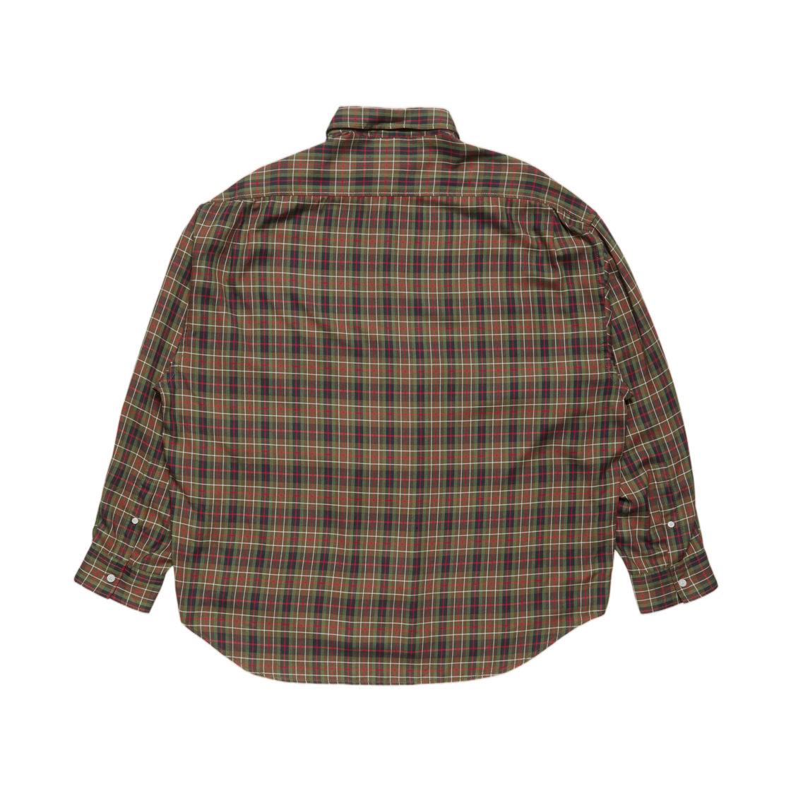 아크네 스튜디오 플란넬 버튼업 셔츠 그린 멀티(Acne Studios Flannel Button Up Shirt Green Multi) - 2