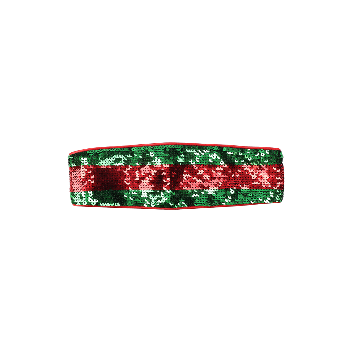 ITO2DNB7KWSW Gucci Silk Hairband Red & Green