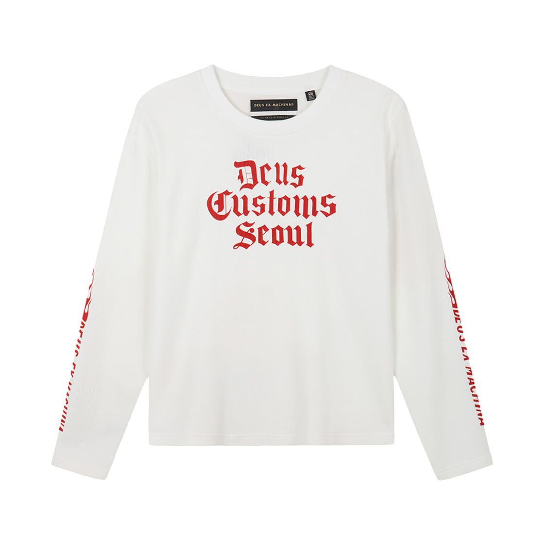 - (W) Deus Ex Machina Type L/S T-Shirt White