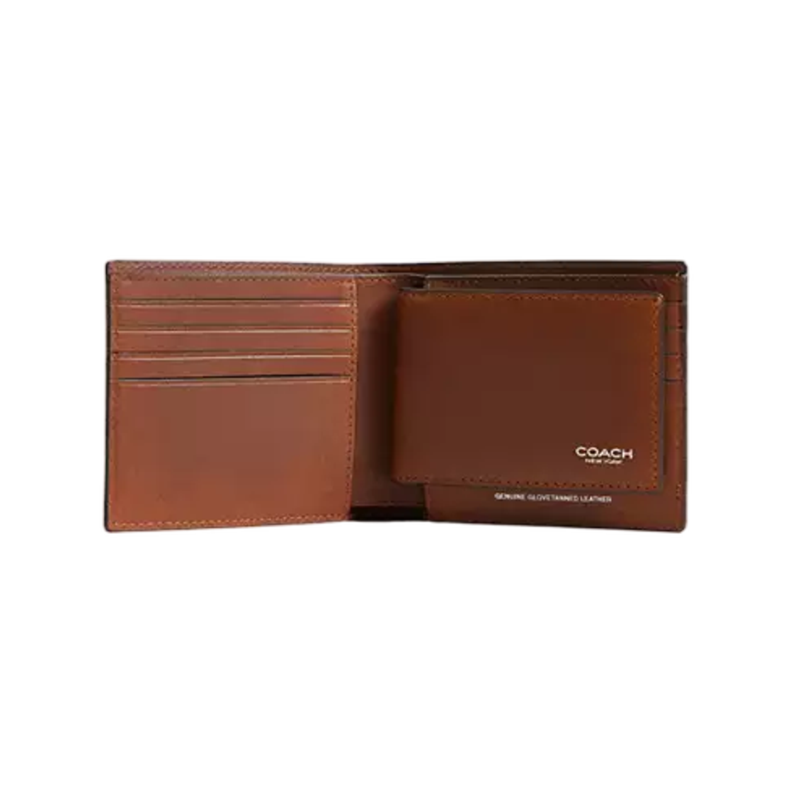 코치 3-In-1 월렛 러브드 레더 새들 번트 시에나(Coach 3-In-1 Wallet in Loved Leather Saddle Burnt Sienna) - 2