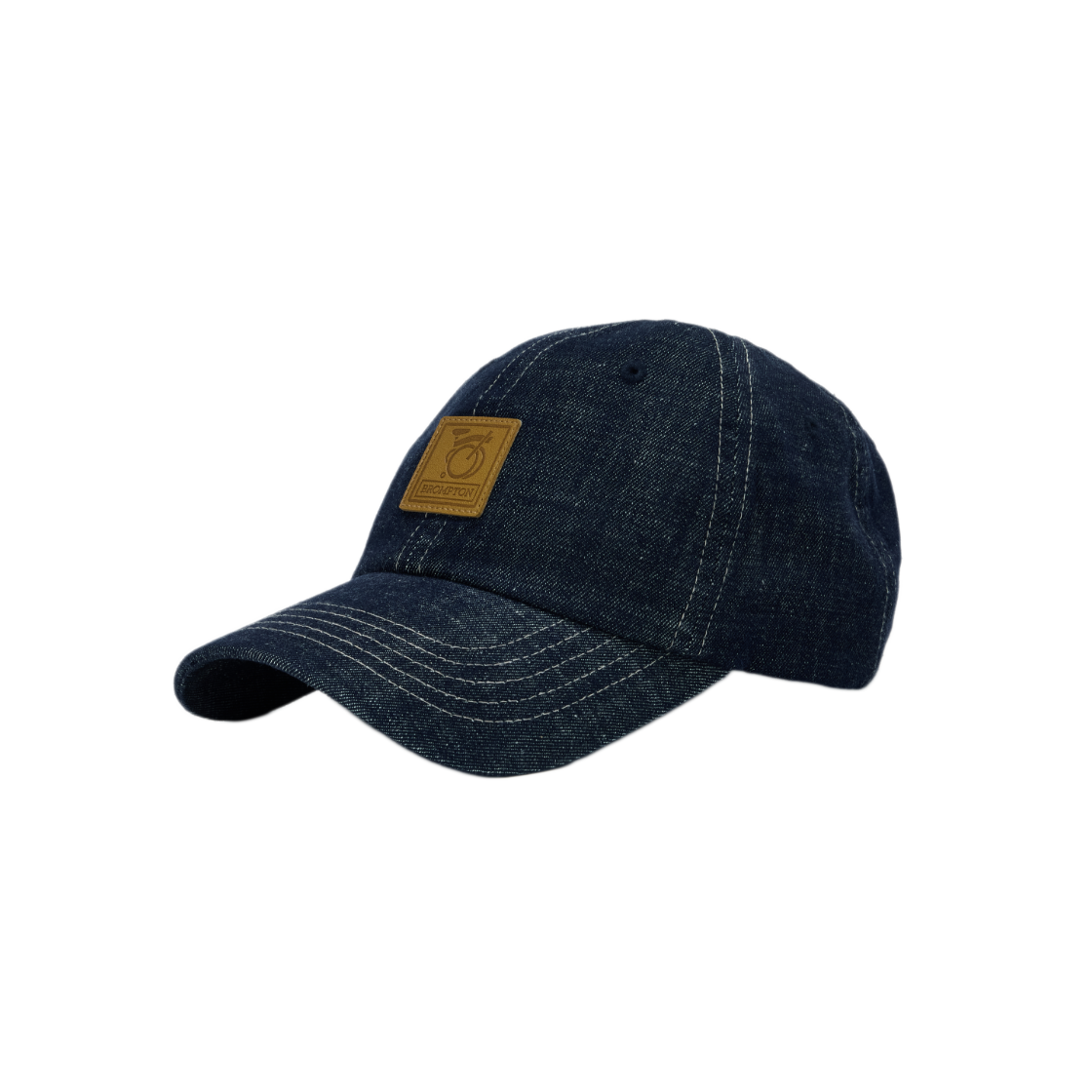 브롬톤 런던 와펜 포인트 데님 볼캡 인디고(BROMPTON LONDON Wappen Point Denim Ball Cap Indigo) - 3