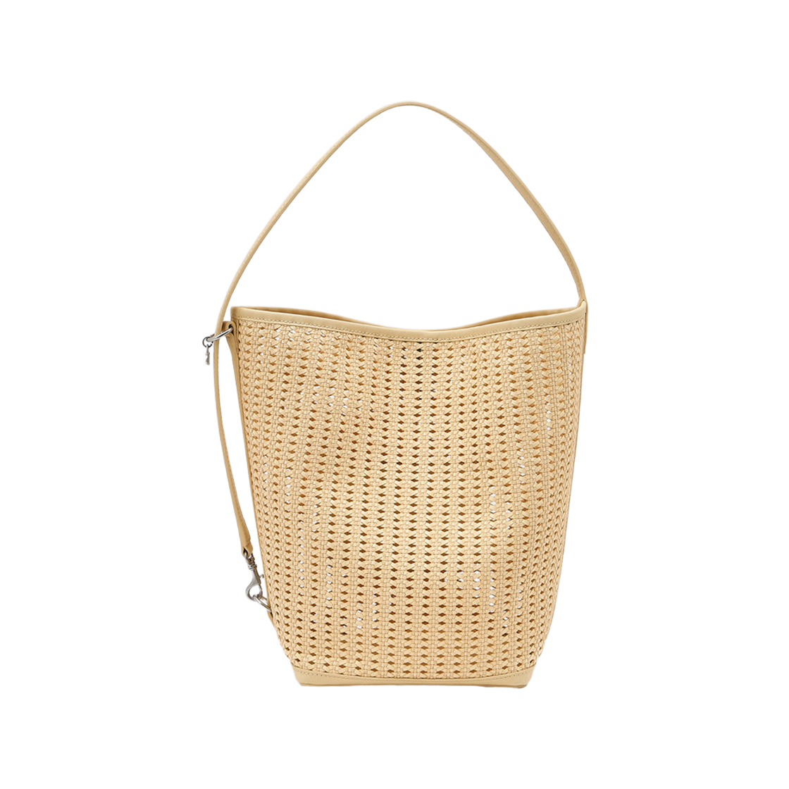 아떼 바네사브루노 액세사리 라이트베이지 파니에 메쉬 숄더백L AABA6E841Y1(Athe Vanessabruno Acc Panier Light Beige Panier Mesh Shoulder Bag L Light Yellow)