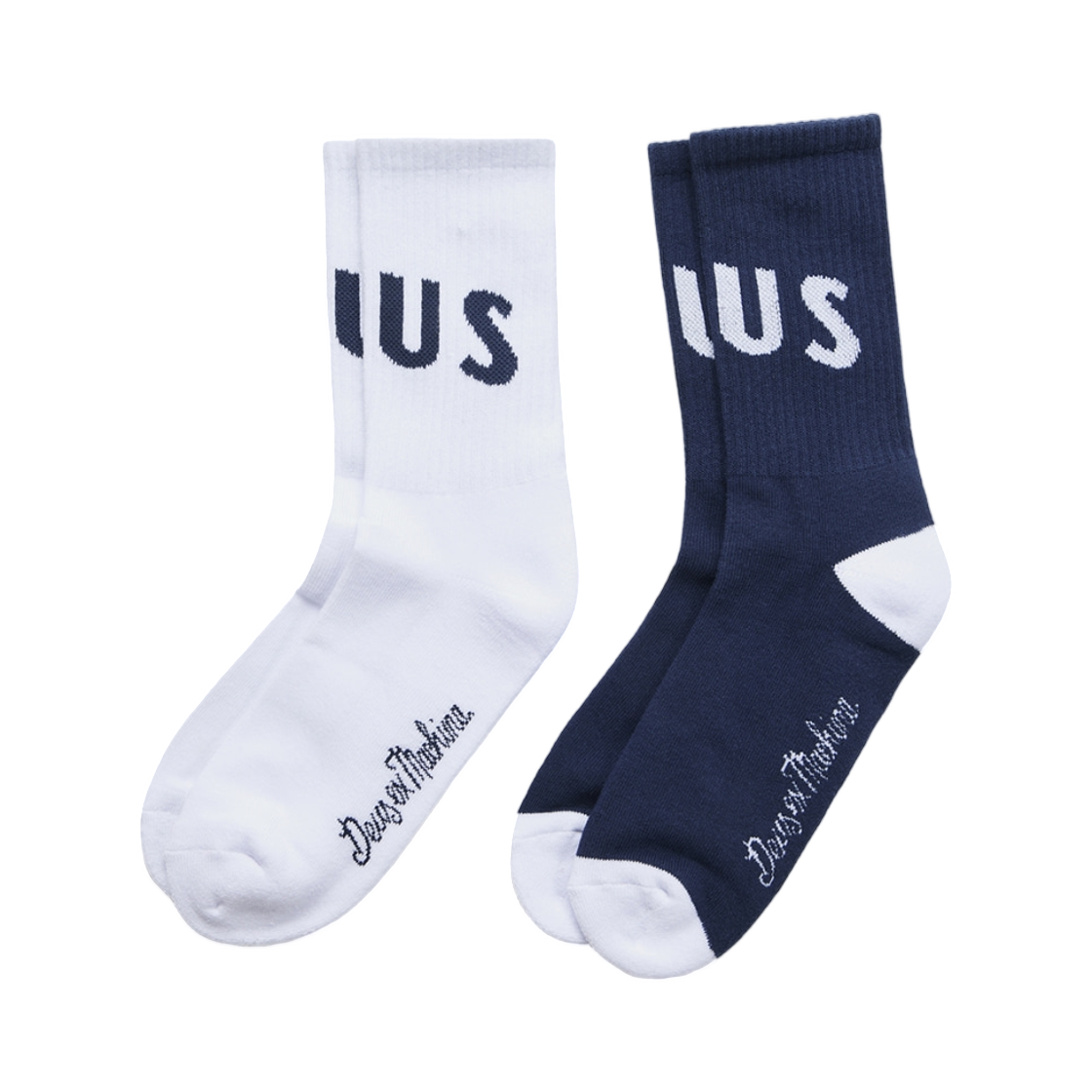 - Deus Ex Machina Ranger Socks Twin Pack Navy White