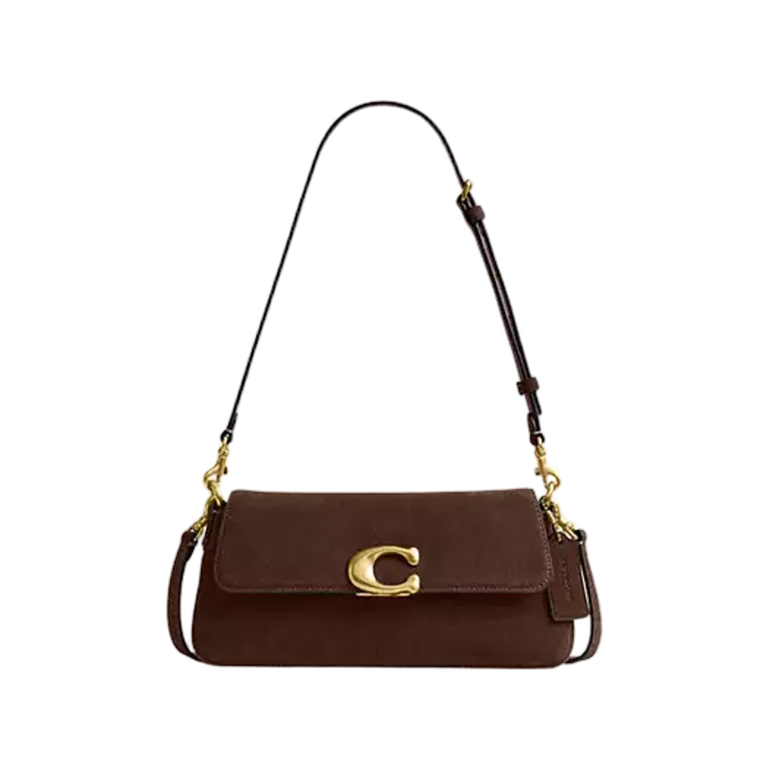 CDZ74-B4Z5D Coach Jet Shoulder Bag B4 Dark Chocolate