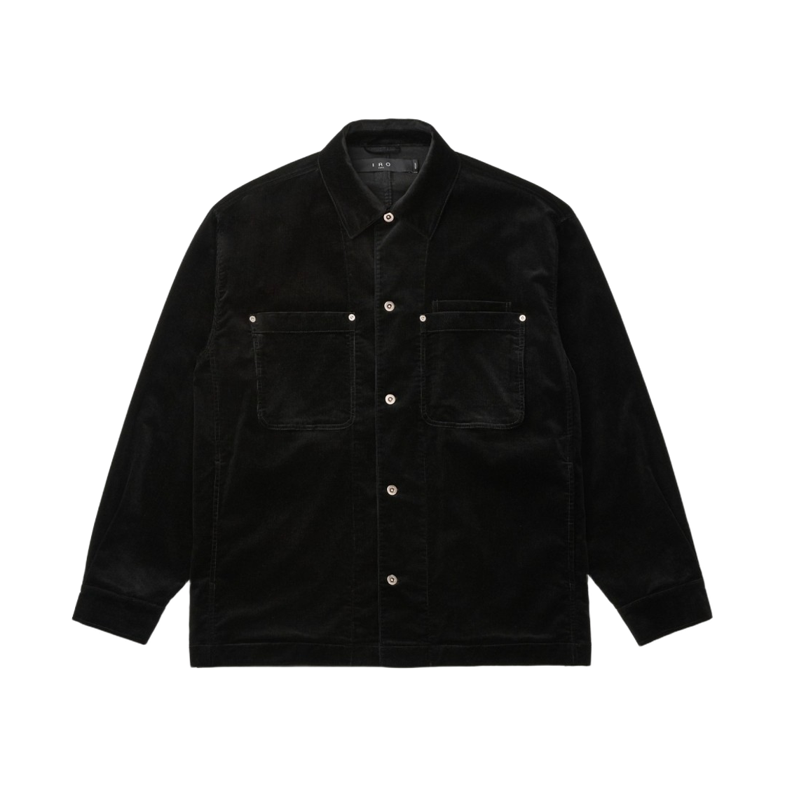이로 샬뢰르 코듀로이 셔츠 블랙(Iro Chaleur Corduroy Shirt Black) - 2