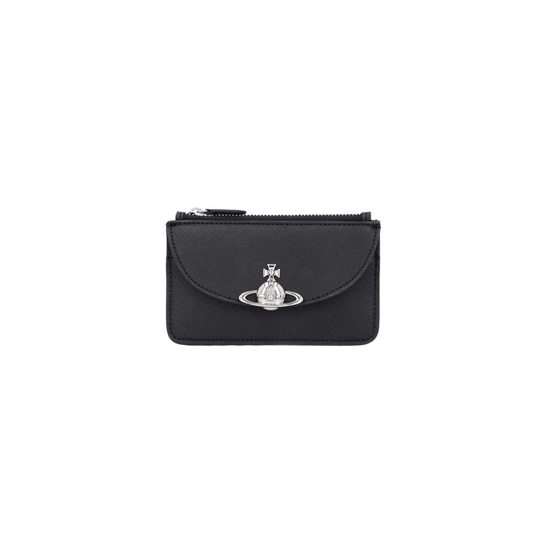 5402000CW S0021 N401 [25% 쿠폰] Vivienne Westwood Half Moon Card Holder Black