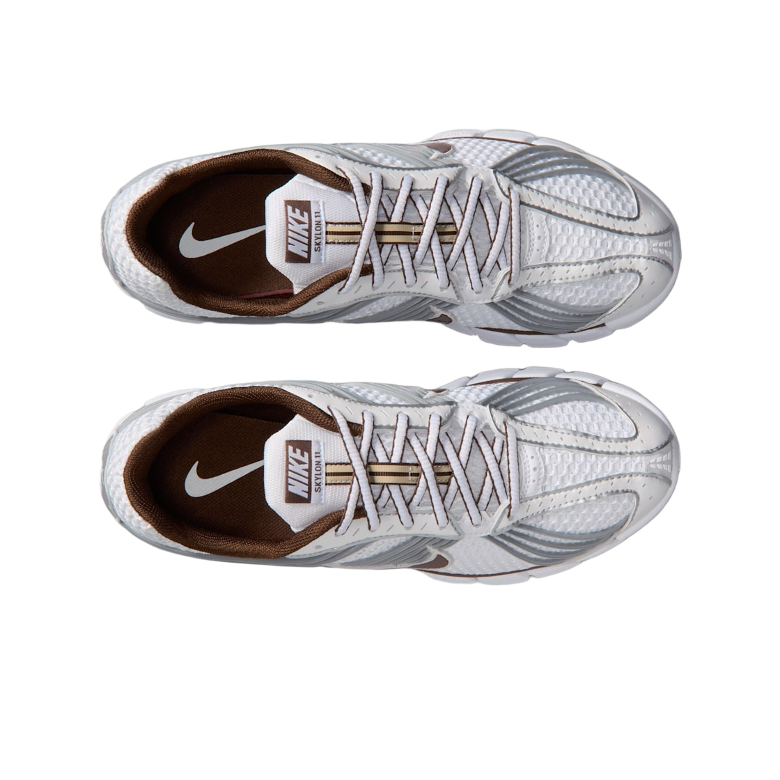 (W) 나이키 줌 스카이론 11 화이트 메탈릭 실버((W) Nike Zoom Skylon 11 White Metallic Silver) - 2