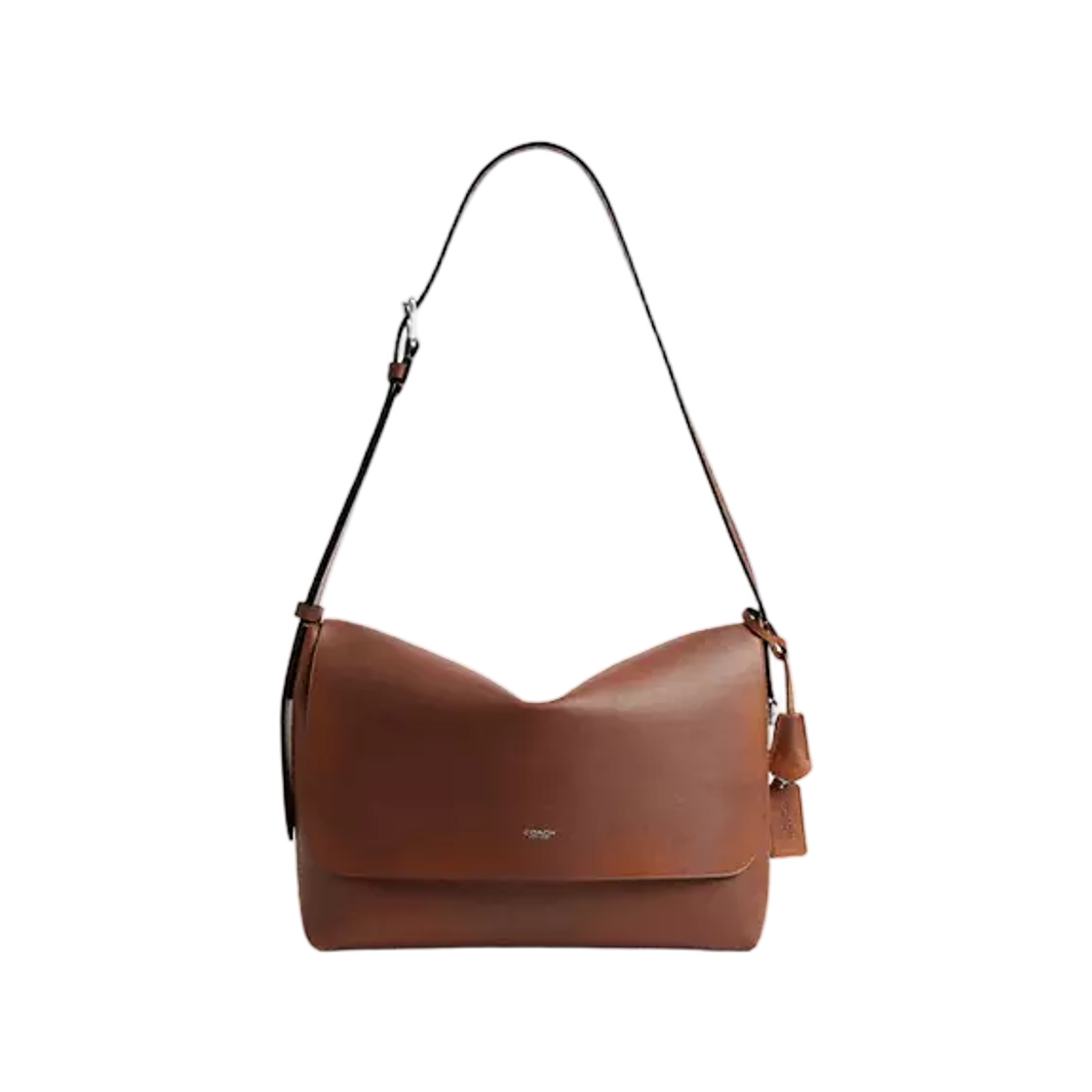 CEO21-Z1Q Coach Ludlow Messenger in Loved Leather Saddle Burnt Sienna