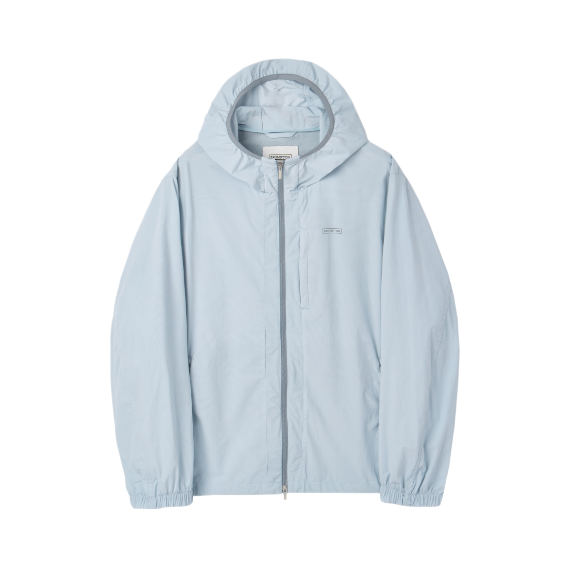 P262MJP181059 BROMPTON LONDON Air-Dot Hooded Jumper L Blue
