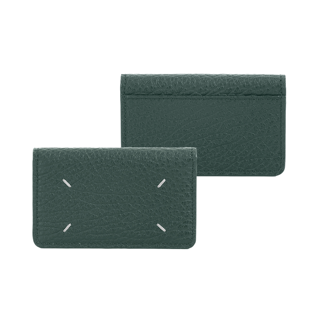SA3VX0008 P4455 T7162 [25% 쿠폰] Maison Margiela Four Stitches Card Holder Green