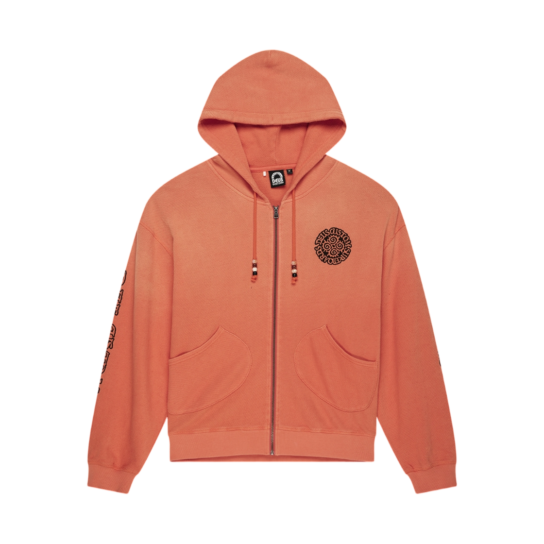 - Deus Ex Machina Nouveau Zip Hoodie Orange