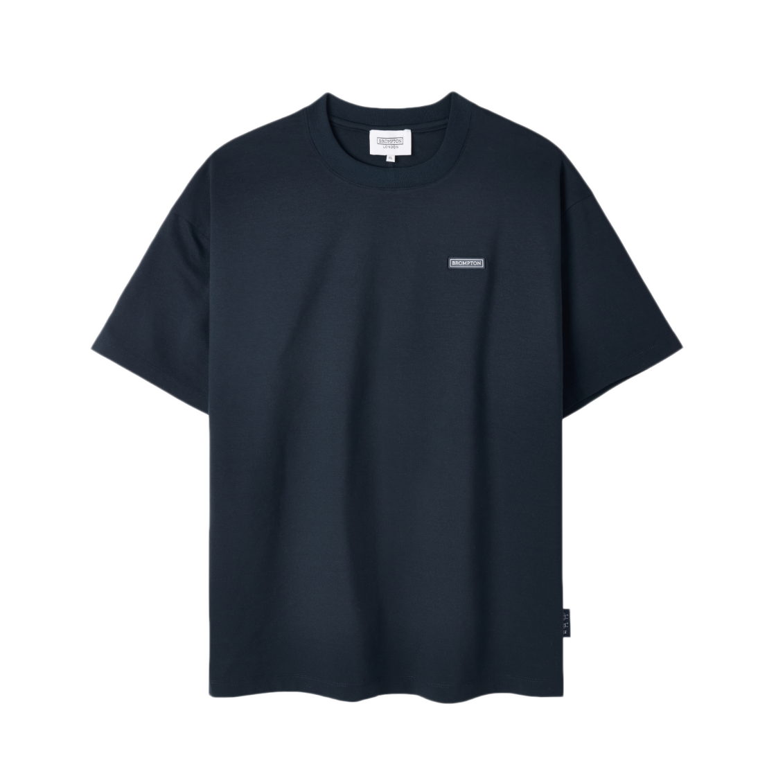 P262MTS136067 BROMPTON LONDON Supima Half Sleeve T-Shirt D Navy