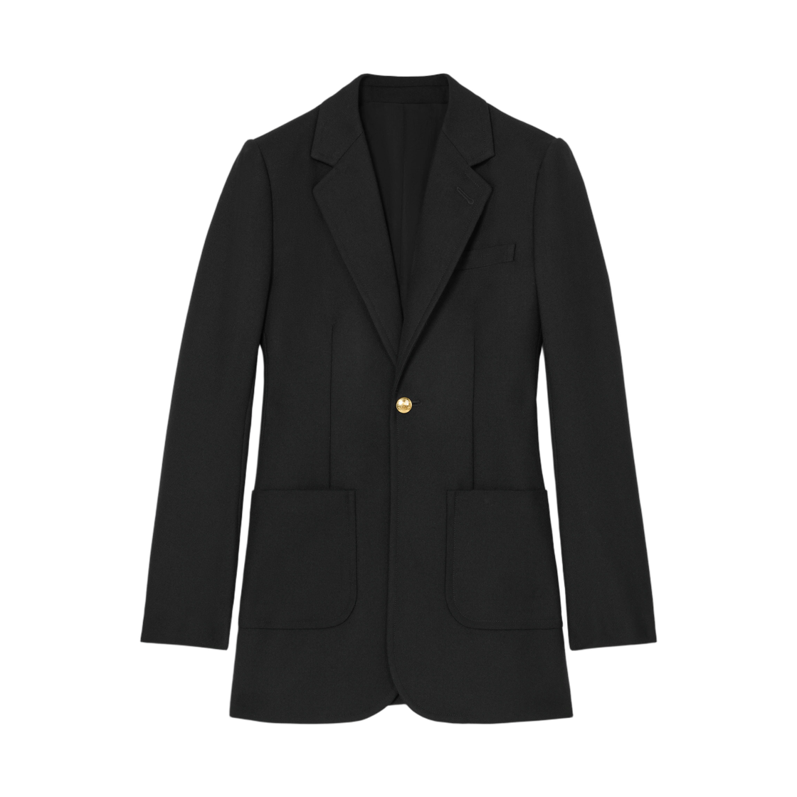RV15D523K-38NO (W) Celine Olivia Jacket in Mohair Wool Black
