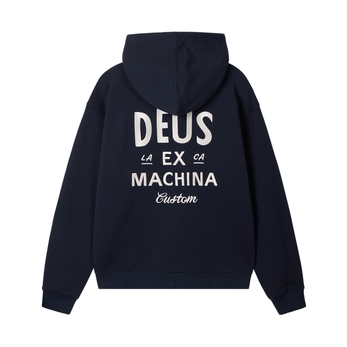 - Deus Ex Machina Custom Zip Hoodie Dark Navy